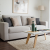 Mesa de Centro Estilo Nórdico Blanca | Mueble Moderno Santiago de Chile