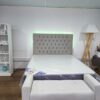 Respaldo de cama 2 plaza con luces LED